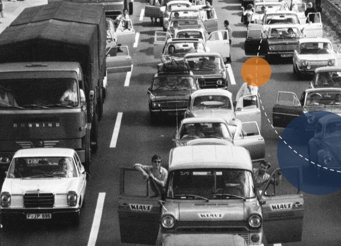 Ingorgo sull’autostrada